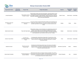 2020 DCF Funded Projects