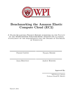 Benchmarking the Amazon Elastic Compute Cloud (EC2)