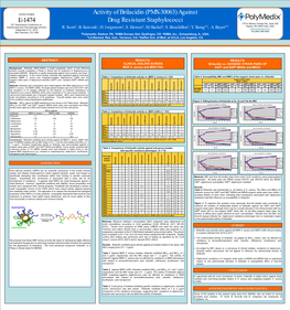 S. Aureus and MDR CNS DAP and DAP MSSA and MRSA Proteins Recently Completed a Phase 2 Clinical Trial for Treatment of Staphylococcus- Associated ABSSSI