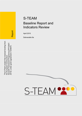 S-TEAM Baseline Report and Indicators Review