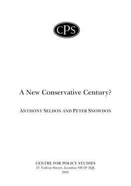 A New Conservative Century?