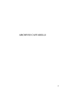 Fondo Caffarelli