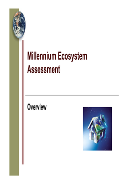 Millennium Ecosystem Assessment