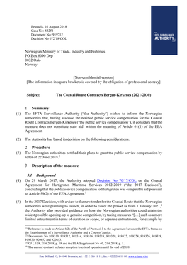 Summary Procedure Description of the Measure