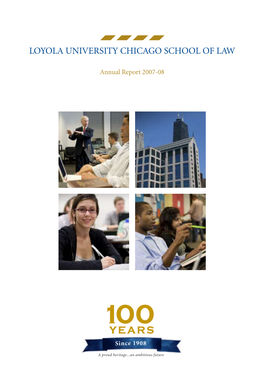 Dean's Annual Report 2007-2008