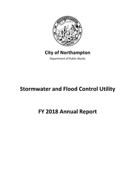 Stormwater and Flood Control Utility FY 2018 Annual Report