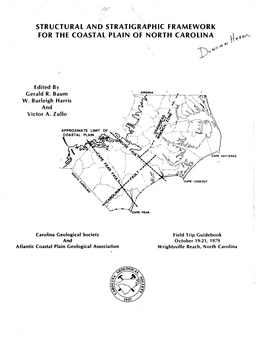 FOR the COASTAL PLAIN of NORTH CAROLINA ~--E Roy"- Tj Y"",Cf'