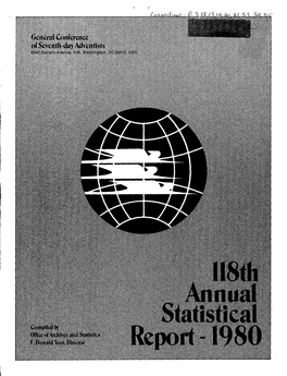 Annual Statistical Report for 1980
