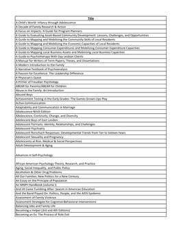 Infancy Through Adolescence a Decade of Family Research