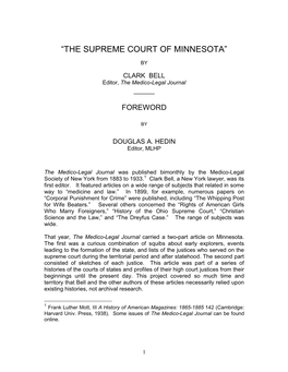 “The Supreme Court of Minnesota”
