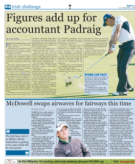 Figures Add up for Accountant Padraig