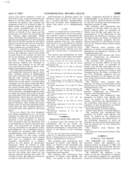 CONGRESSIONAL RECORD—HOUSE April 4, 2001 Needed, Reasonable and Equitable Tax Ily, Costs Like a College Education for Over the So-Called 10-Year Window