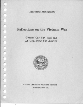 Reflections on the Vietnam War