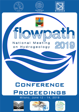 Flowpath 2019 – National Meeting on Hydrogeology 12-14 June 2019 – Milan, Italy