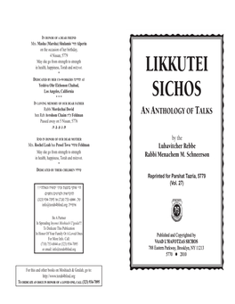 Likkutei Sichos