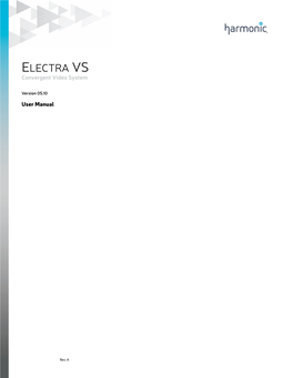 Electra VS User Manual V05.10