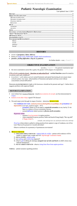 Pediatric Neurologic Examination D5 (1)