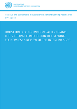 Household Consumption Patterns and the Sectoral Composition of Growing Economies: a Review of the Interlinkages