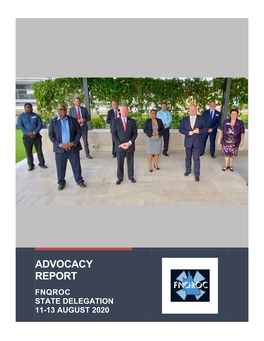 FNQROC State Advocacy Report (Aug 2020)