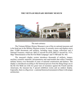 Vietnam Military History Museum