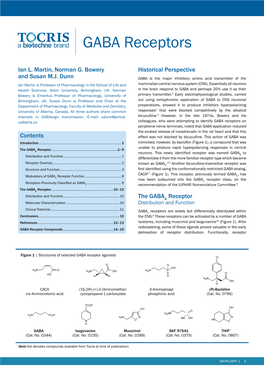 GABA Receptors