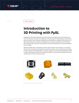 Introduction to 3D Printing with Pµsl