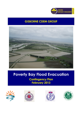 Poverty Bay Flood Evacuation Contingency Plan February 2013
