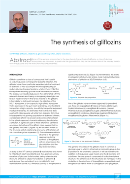 The Synthesis of Gliflozins