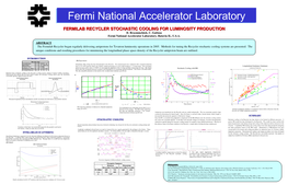 Fermilab Recycler Stochastic Cooling For