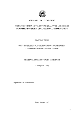 Dilosi Thematos Master Thesis