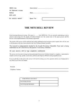 The Mitchell Review