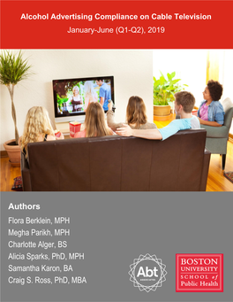 Alcohol Advertising Compliance on Cable Television