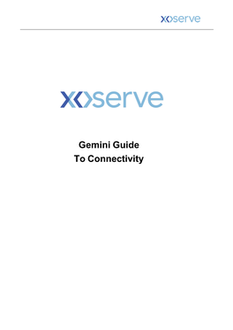 Gemini Guide to Connectivity Xoserve Gemini Production Access Through Citrix & API