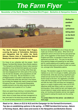 North Wessex Farmland Bird Newsletter