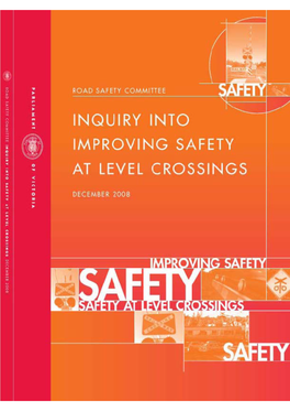 Inquiry Into Improving Safety at Level Crossings