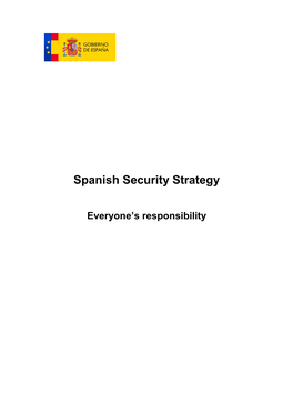 Spanish Security Strategy