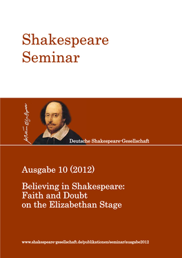 Shakespeare Seminar