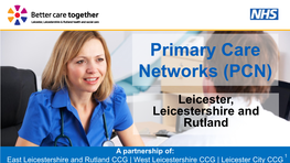 Primary Care Networks (PCN)