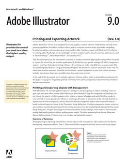 Adobe Illustrator 9.0 Sets New Standards for Vector Graphics Creation Software