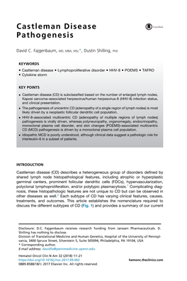 Castleman Disease Pathogenesis