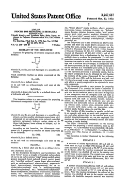 United States Patent Office Patented Oct