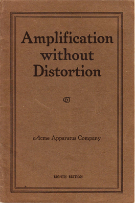 Amplification Without Distortion