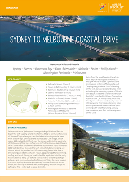 Sydney – Melbourne Coastal Drive