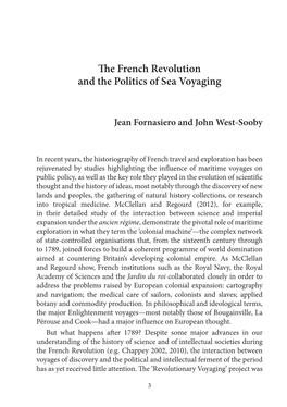 The French Revolution and the Politics of Sea Voyaging