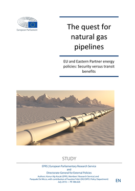 The Quest for Natural Gas Pipelines