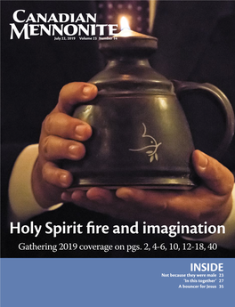 Holy Spirit Fire and Imagination Gathering 2019 Coverage on Pgs