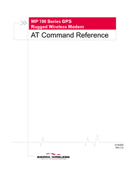 AT Command Reference