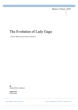 The Evolution of Lady Gaga