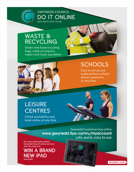 Schools Leisure Centres Waste & Recycling