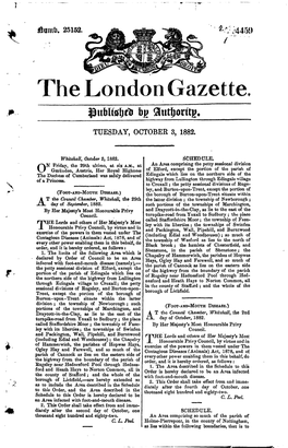 The London Gazette Gtttyorttg*